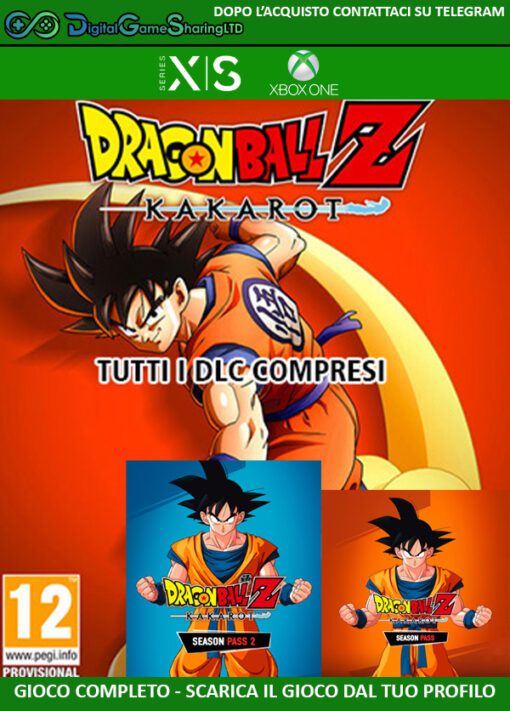 Dragon Ball Kakarot con SEASON PASS 1+2 | Cuenta Xbox One | Serie X/S  [NO CODICE]