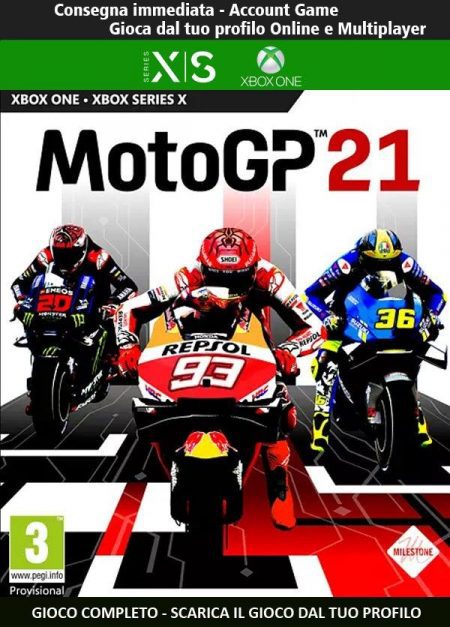 MotoGP 21 | Account Xbox One | Series X/S [NO CODICE] DigitalGameSharing LTD