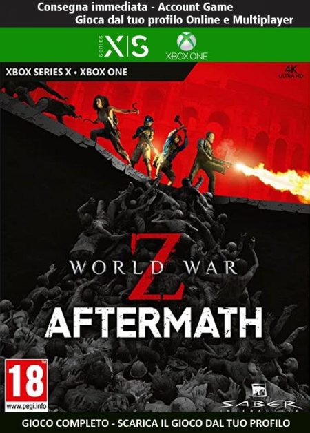 World War Z Aftermarth Deluxe Edition | Account Xbox One | Series X/S [NO CODICE] DigitalGameSharing LTD