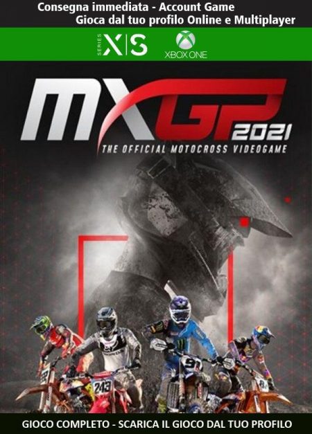 MXGP 2021 - The Official Motocross Videogame | Account Xbox One | Series X/S [NO CODICE] DigitalGameSharing LTD