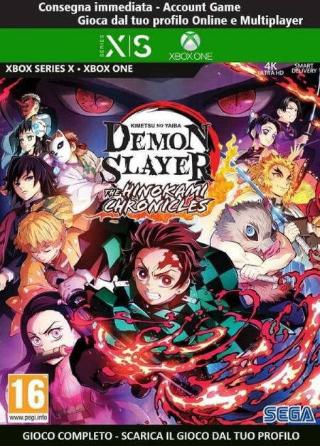 Demon Slayer -Kimetsu no Yaiba- The Hinokami Chronicles | Account Xbox One | Series X/S [NO CODICE] DigitalGameSharing LTD