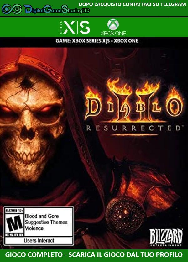 Diablo® II: Resurrected™ | Account Xbox One | Series X/S [NO CODICE] DigitalGameSharing LTD