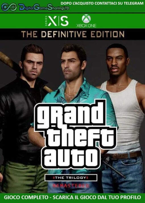 Grand Theft Auto: The Trilogy – The Definitive Edition - GTA trilogy | Account Xbox One | Series X/S [NO CODICE] DigitalGameSharing LTD
