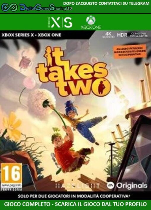 It Takes Two | Account Xbox One | Series X/S [NO CODICE] DigitalGameSharing LTD