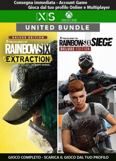 Tom Clancy's Rainbow Six Extraction United Bundle | Account Xbox One | Series X/S [NO CODICE] DigitalGameSharing LTD