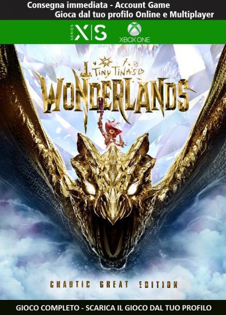 Tiny Tina's Wonderlands edizione Caotici veri | Account Xbox One | Series X/S [NO CODICE] DigitalGameSharing LTD