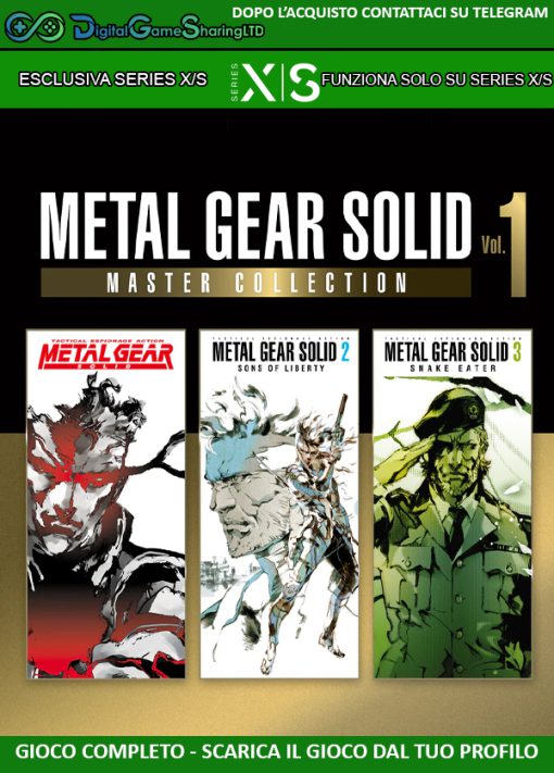 Metal Gear Solid: Master Collection Vol. 1 | Cuenta Xbox Series X/S  [NO CODICE]