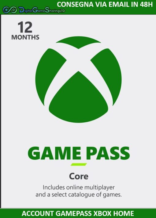 Xbox Game Pass Core [6-12 Mesi] / Live Gold / EA Access [INVIO 48H]